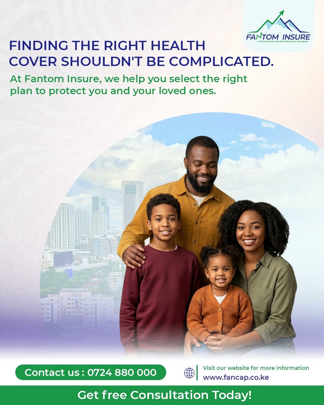 Health insurance cover in Kenya for individuals and families from Fantom Insure