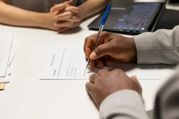 Signing documents